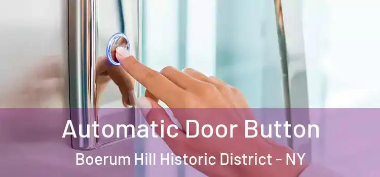  Automatic Door Button Boerum Hill Historic District - NY