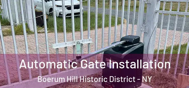 Automatic Gate Installation Boerum Hill Historic District - NY