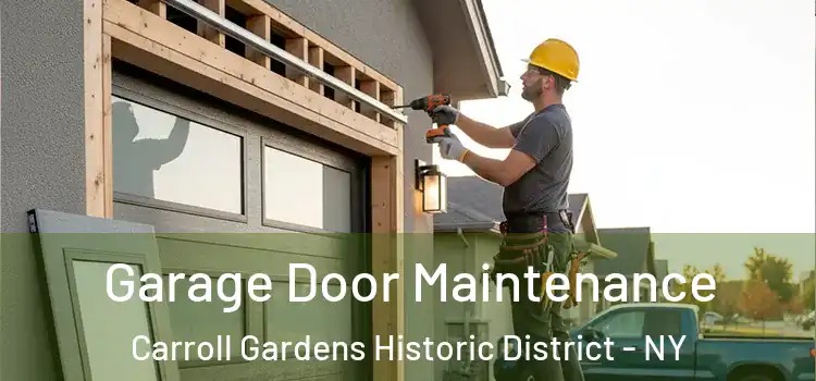 Garage Door Maintenance Carroll Gardens Historic District - NY