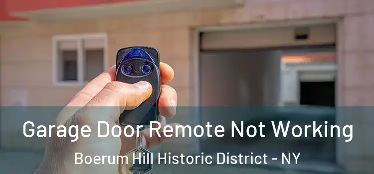  Garage Door Remote Not Working Boerum Hill Historic District - NY