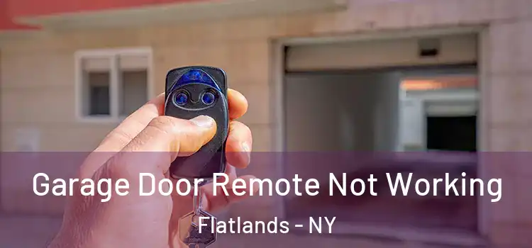  Garage Door Remote Not Working Flatlands - NY