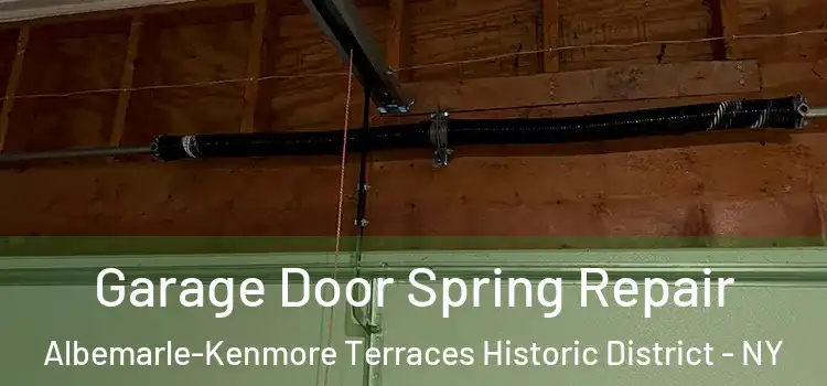  Garage Door Spring Repair Albemarle-Kenmore Terraces Historic District - NY