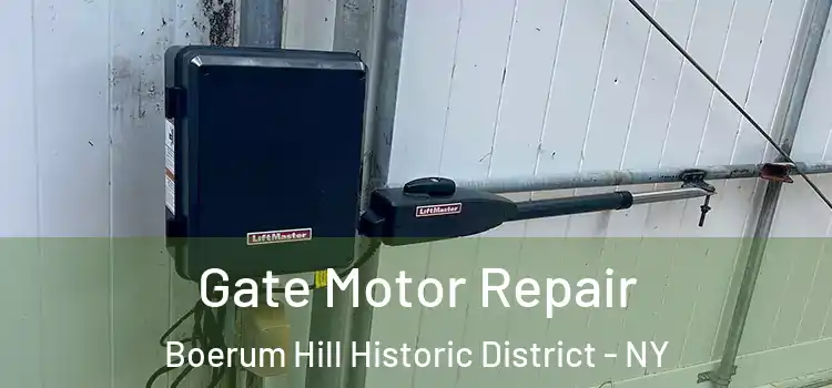 Gate Motor Repair Boerum Hill Historic District - NY