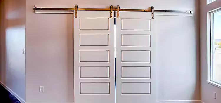 Glass Barn Door with Installation Hardware Kit Brooklyn