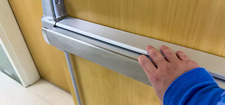Installing a Push Bar on a Door Brooklyn