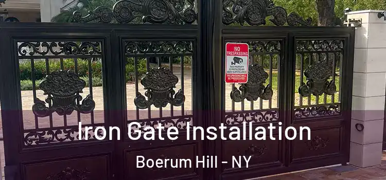  Iron Gate Installation Boerum Hill - NY