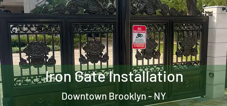  Iron Gate Installation Downtown Brooklyn - NY