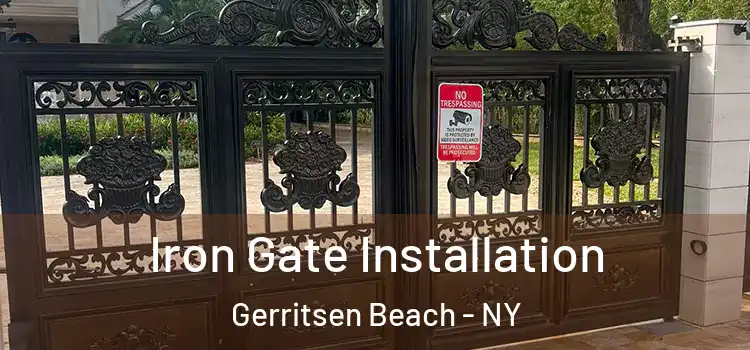 Iron Gate Installation Gerritsen Beach - NY