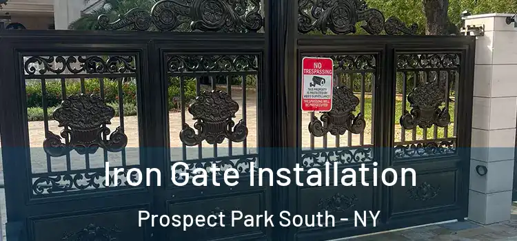 Iron Gate Installation Prospect Park South - NY