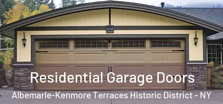  Residential Garage Doors Albemarle-Kenmore Terraces Historic District - NY