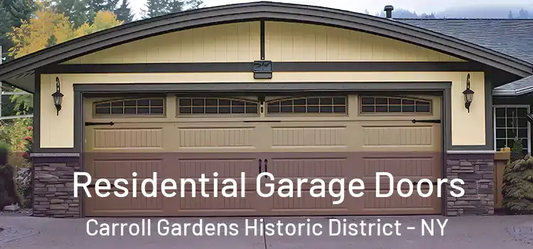 Residential Garage Doors Carroll Gardens Historic District - NY