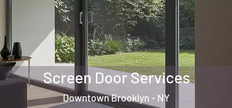 Screen Door Services Downtown Brooklyn - NY