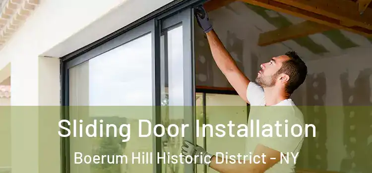 Sliding Door Installation Boerum Hill Historic District - NY