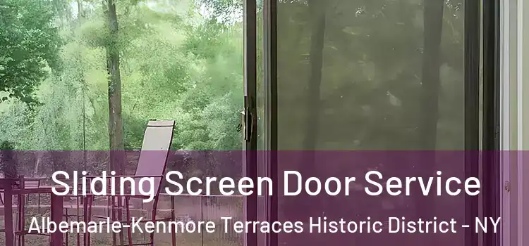 Sliding Screen Door Service Albemarle-Kenmore Terraces Historic District - NY