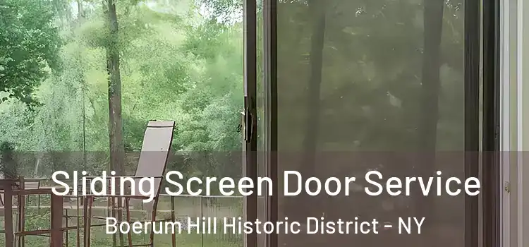 Sliding Screen Door Service Boerum Hill Historic District - NY