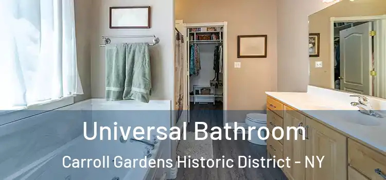  Universal Bathroom Carroll Gardens Historic District - NY